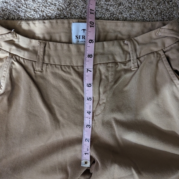 Serra By Joie Rucker Tan Camel Khaki The Finn Distressed Trouser Pants Size 25 - Picture 10 of 12